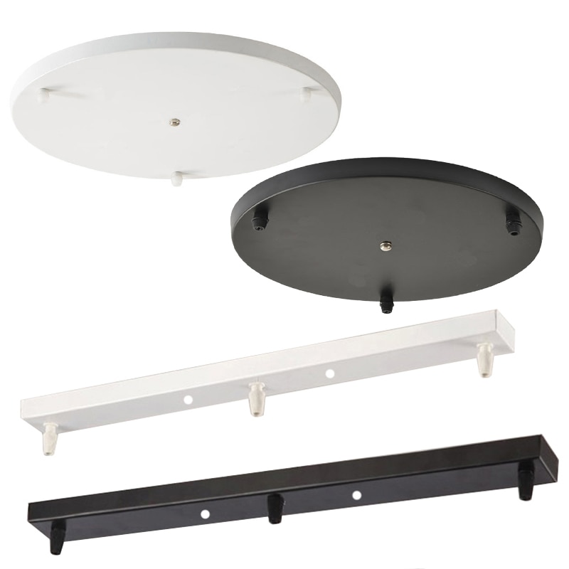 Luces colgantes, negro/blanco, placa de techo, tira larga, placa redonda, Base de disco, placa colgante, lámparas colgantes LED, accesorios especiales Luces colgantes, negro/blanco, placa de techo, tira larga, placa redonda, Base de disco, placa colgante, lámparas colgantes LED, accesorios especiales
