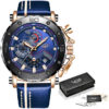 Rose gold blue