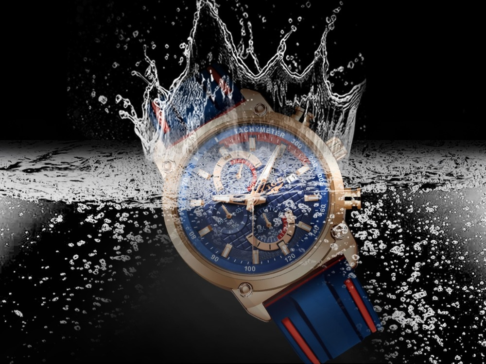 ¡Novedad de 2019! Relojes LIGE de lujo para hombre, reloj con esfera de silicona resistente al agua para hombre, reloj dorado de cuarzo, cronógrafo deportivo para hombre