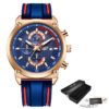 Rose gold blue