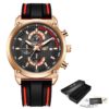 Rose gold black