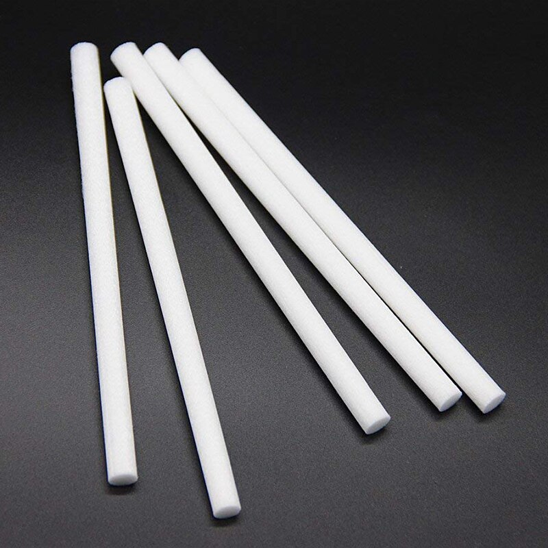 10 paquetes de 8mm humidificador bastoncillo de algodón núcleo de filtro de algodón mechas humidificador palos de filtro de algodón reemplazar piezas de humidificador
