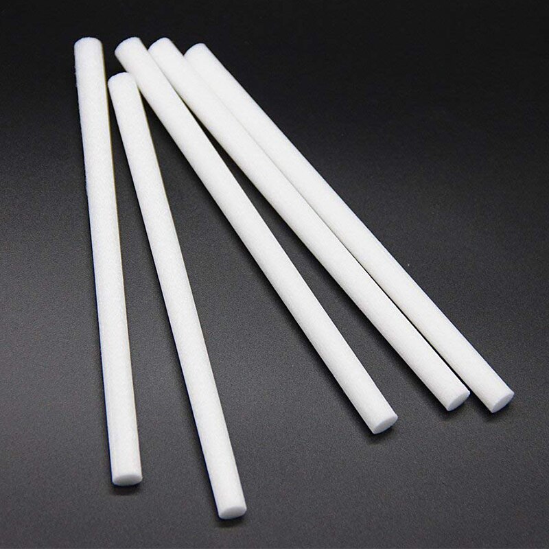 10 paquetes de 8mm humidificador bastoncillo de algodón núcleo de filtro de algodón mechas humidificador palos de filtro de algodón reemplazar piezas de humidificador