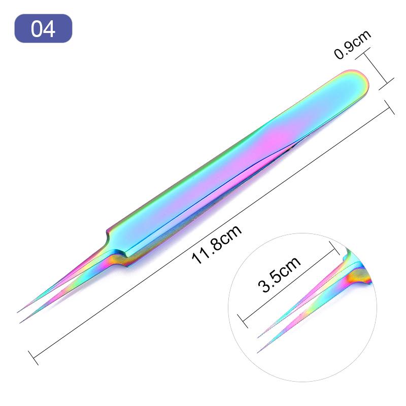 8 estilos de pinzas de empuje de cutícula de colores herramientas de empujador de uñas cortadora de cutículas piel muerta UV Gel polaco Acero inoxidable Herramientas de limpieza