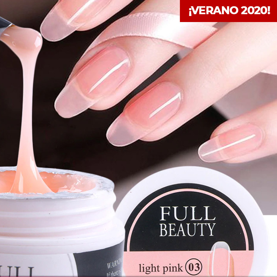 Gel de construcción rápida para extensiones de uñas acrílicas - FULL BEAUTY  