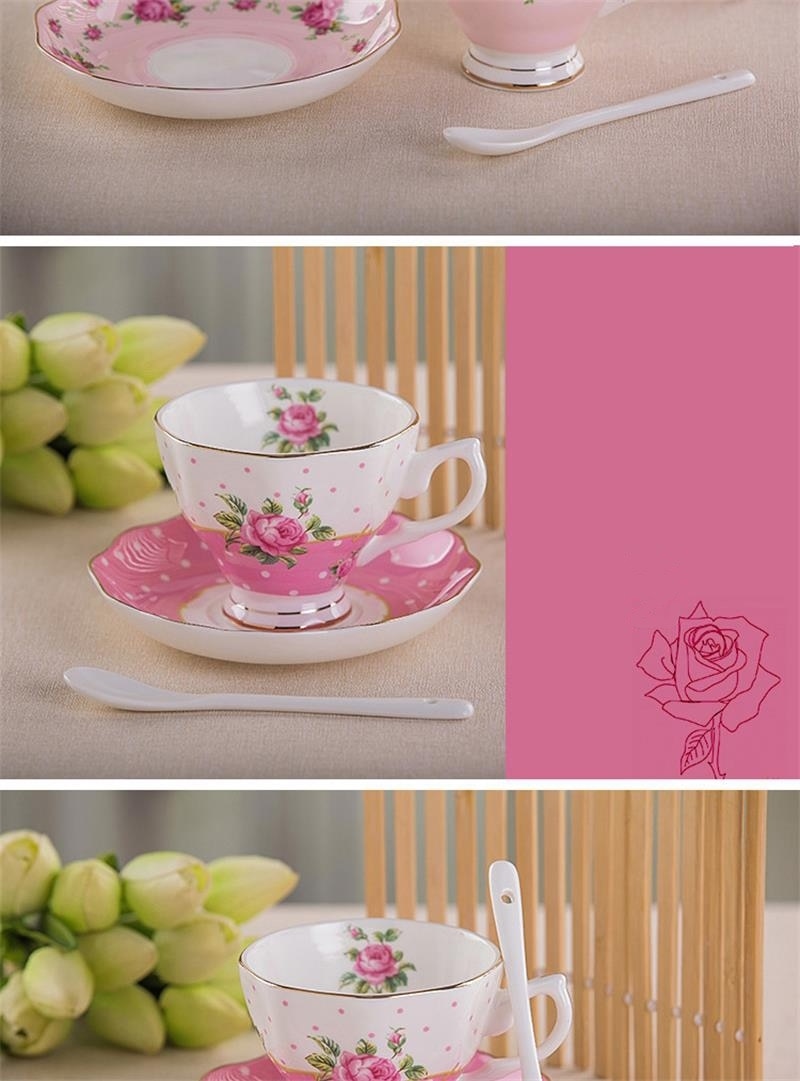 180ML hueso taza de café de china y el plato y cuchara divertido diseño de moda zakka tazas de café espresso taza de café europeo taza 180ML hueso taza de café de china y el plato y cuchara divertido diseño de moda zakka tazas de café espresso taza de café europeo taza