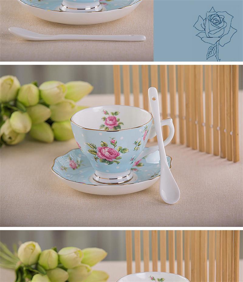 180ML hueso taza de café de china y el plato y cuchara divertido diseño de moda zakka tazas de café espresso taza de café europeo taza