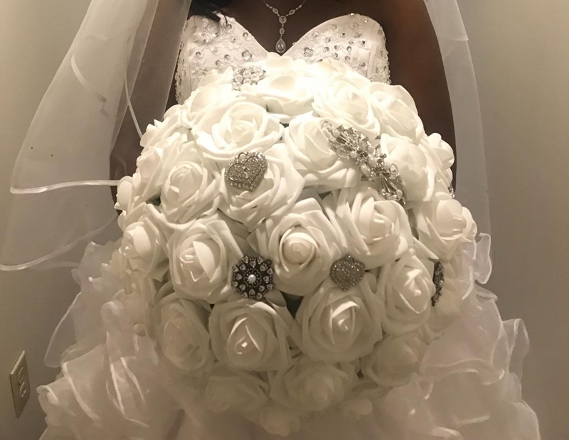 Venta, 10/20 cabezas, 8CM, nuevo artificiales de espuma de PE, ramo de flores rosas para novia, decoraciones de flores para boda, álbum de recortes, flores DIY