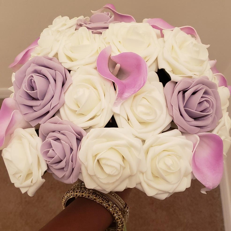 Venta, 10/20 cabezas, 8CM, nuevo artificiales de espuma de PE, ramo de flores rosas para novia, decoraciones de flores para boda, álbum de recortes, flores DIY