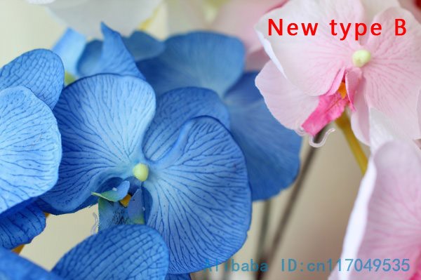 1 tallo flor Artificial de seda polilla orquídea mariposa orquídea para la nueva casa decoración de fiestas de bodas 6 tipos 12 colores F152