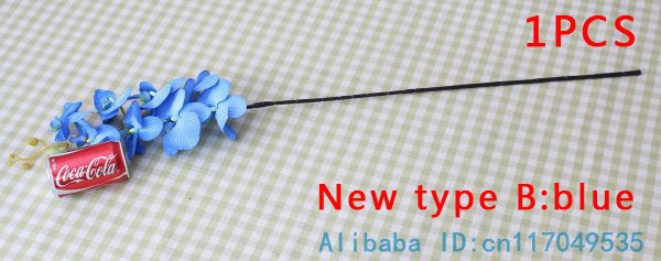 1 tallo flor Artificial de seda polilla orquídea mariposa orquídea para la nueva casa decoración de fiestas de bodas 6 tipos 12 colores F152