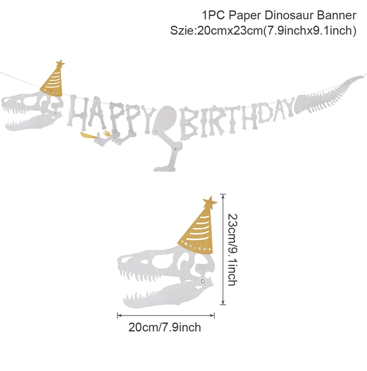 Staraise 16 Uds vajilla desechable dinosaurio tema plato de papel para fiesta/taza/servilleta para fiesta de bienvenida para el futuro bebé niños suministros de fiesta de cumpleaños