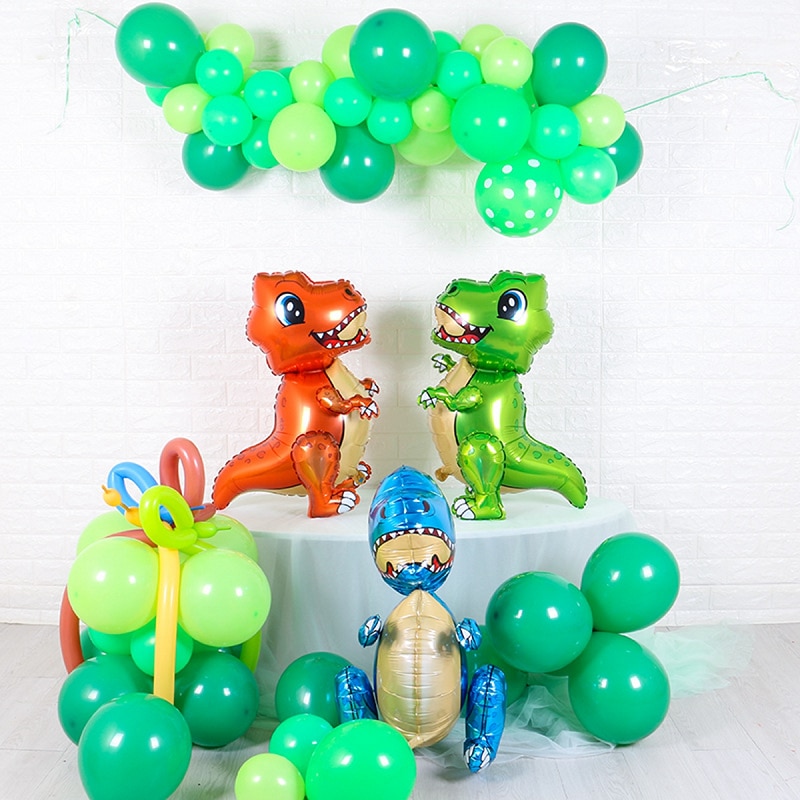 Staraise 16 Uds vajilla desechable dinosaurio tema plato de papel para fiesta/taza/servilleta para fiesta de bienvenida para el futuro bebé niños suministros de fiesta de cumpleaños
