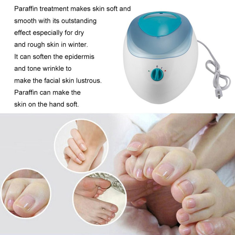 Máquina de cera baño terapéutico de parafina cera olla calentador equipo de salón de belleza Spa 150W para las manos y los pies depilación del cuerpo de cera