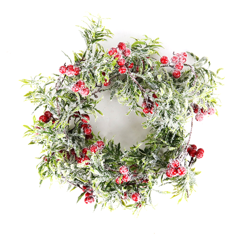 Guirnalda navideña de Barries, conos artificiales de vid, guirnalda de follaje Floral, adornos navideños para el hogar, Navidad Natal 2020