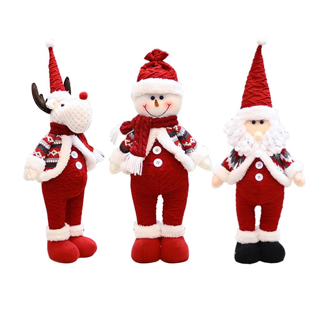 Decoraciones de muñecos de Navidad 2020 para el nuevo para el hogar, ornamento de árbol de Navidad, Reno innovador, muñeco de nieve, Papá Noel, muñecas grandes, regalo para niños