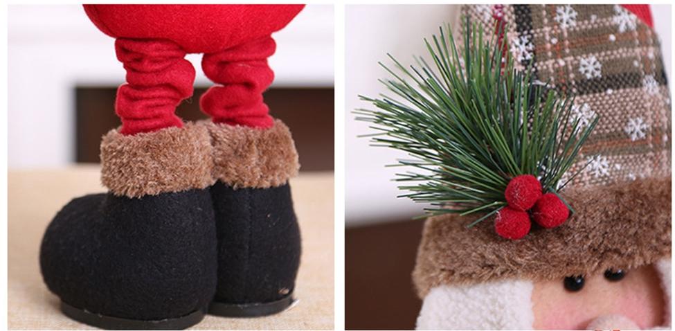 Decoraciones de muñecos de Navidad 2020 para el nuevo para el hogar, ornamento de árbol de Navidad, Reno innovador, muñeco de nieve, Papá Noel, muñecas grandes, regalo para niños