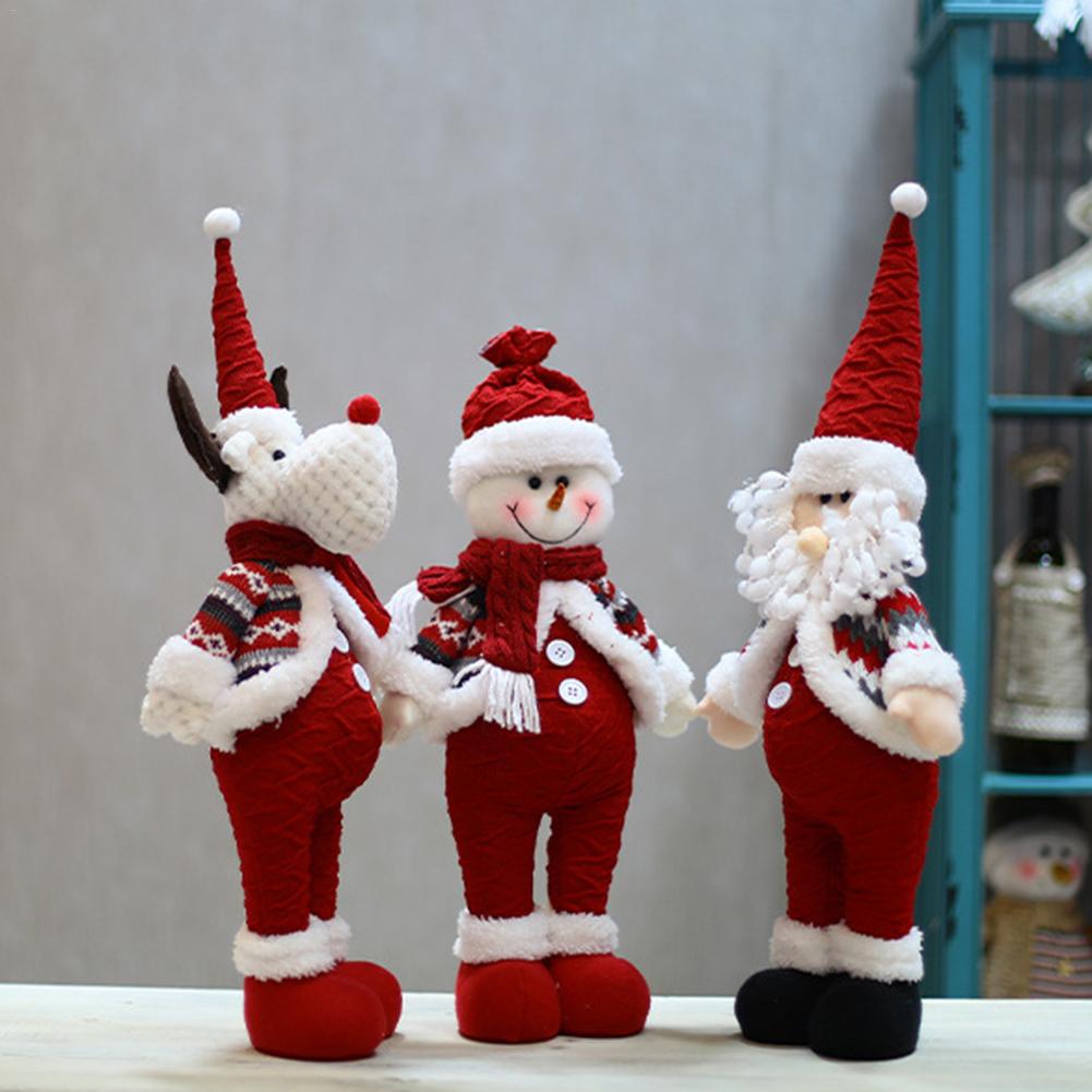 Decoraciones de muñecos de Navidad 2020 para el nuevo para el hogar, ornamento de árbol de Navidad, Reno innovador, muñeco de nieve, Papá Noel, muñecas grandes, regalo para niños
