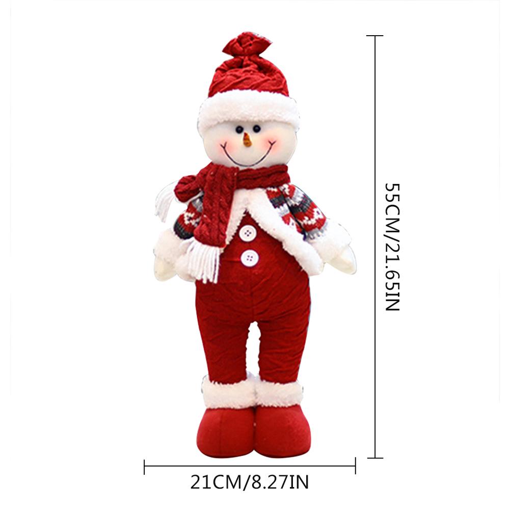 Decoraciones de muñecos de Navidad 2020 para el nuevo para el hogar, ornamento de árbol de Navidad, Reno innovador, muñeco de nieve, Papá Noel, muñecas grandes, regalo para niños