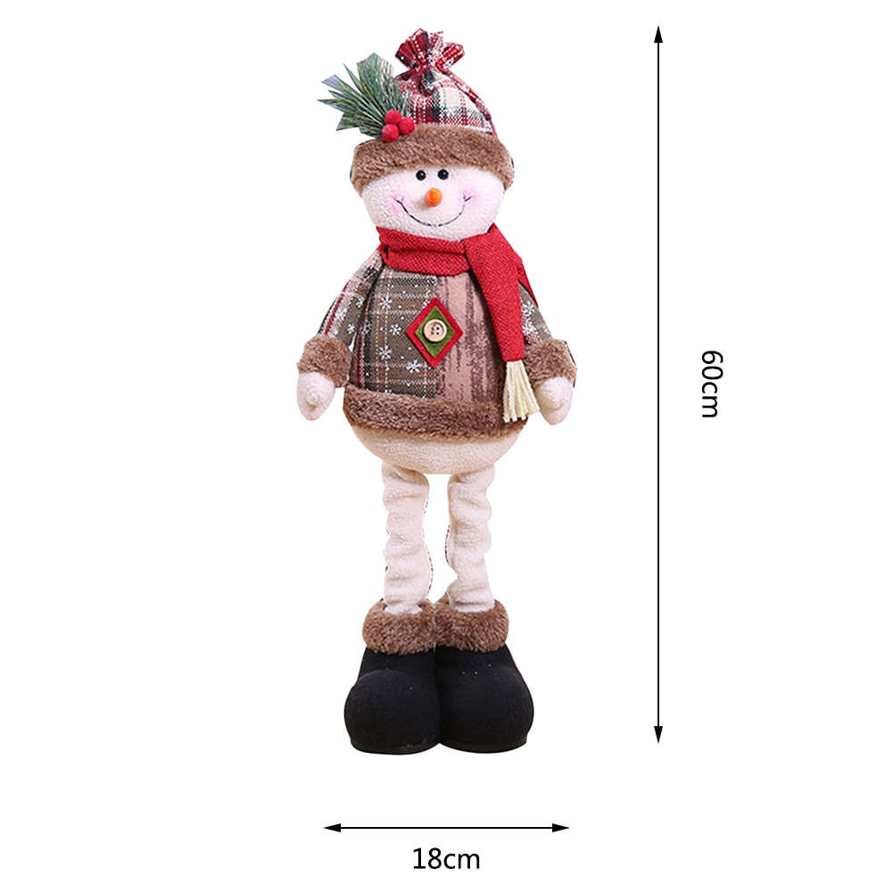 Decoraciones de muñecos de Navidad 2020 para el nuevo para el hogar, ornamento de árbol de Navidad, Reno innovador, muñeco de nieve, Papá Noel, muñecas grandes, regalo para niños