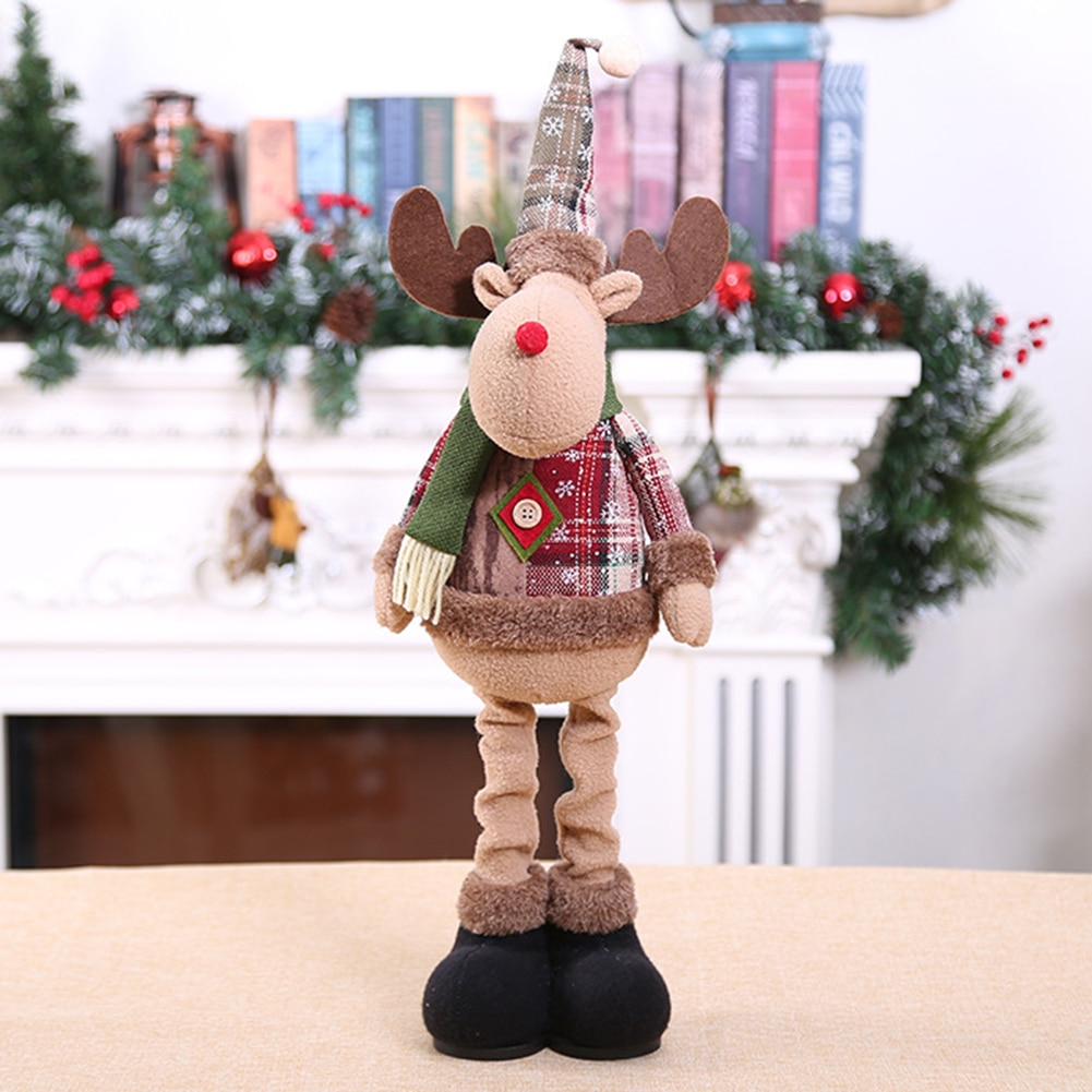 Decoraciones de muñecos de Navidad 2020 para el nuevo para el hogar, ornamento de árbol de Navidad, Reno innovador, muñeco de nieve, Papá Noel, muñecas grandes, regalo para niños
