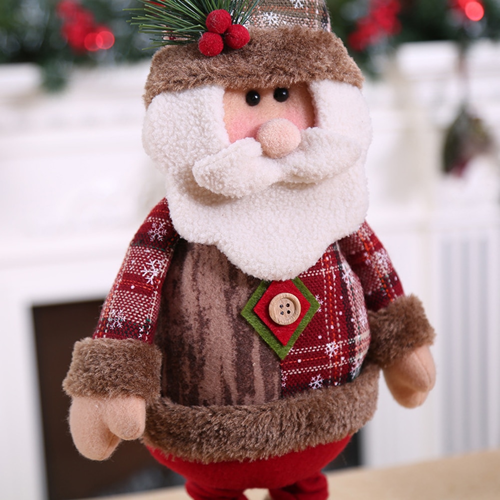 Decoraciones de muñecos de Navidad 2020 para el nuevo para el hogar, ornamento de árbol de Navidad, Reno innovador, muñeco de nieve, Papá Noel, muñecas grandes, regalo para niños