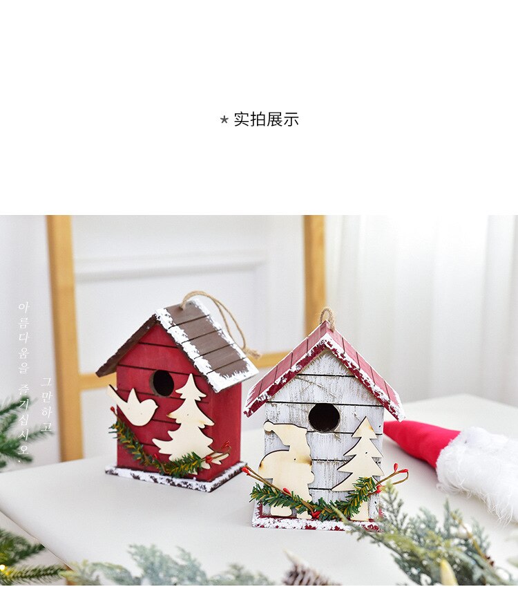Decoración de suelo navideño, buzón para el hogar, exterior, madera, decoración para fiesta de Navidad, hecho a mano, restaurante, Hotel, accesorios de fotografía