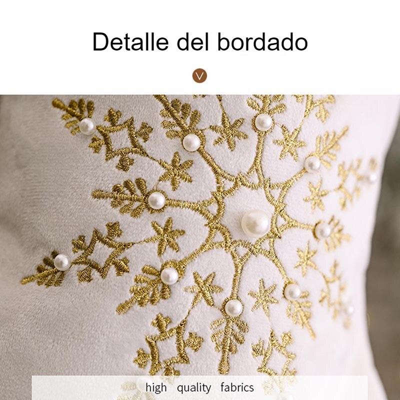Falda de piel para decoración de árbol de Navidad, copo de nieve, árbol de Navidad, alta calidad, 2020