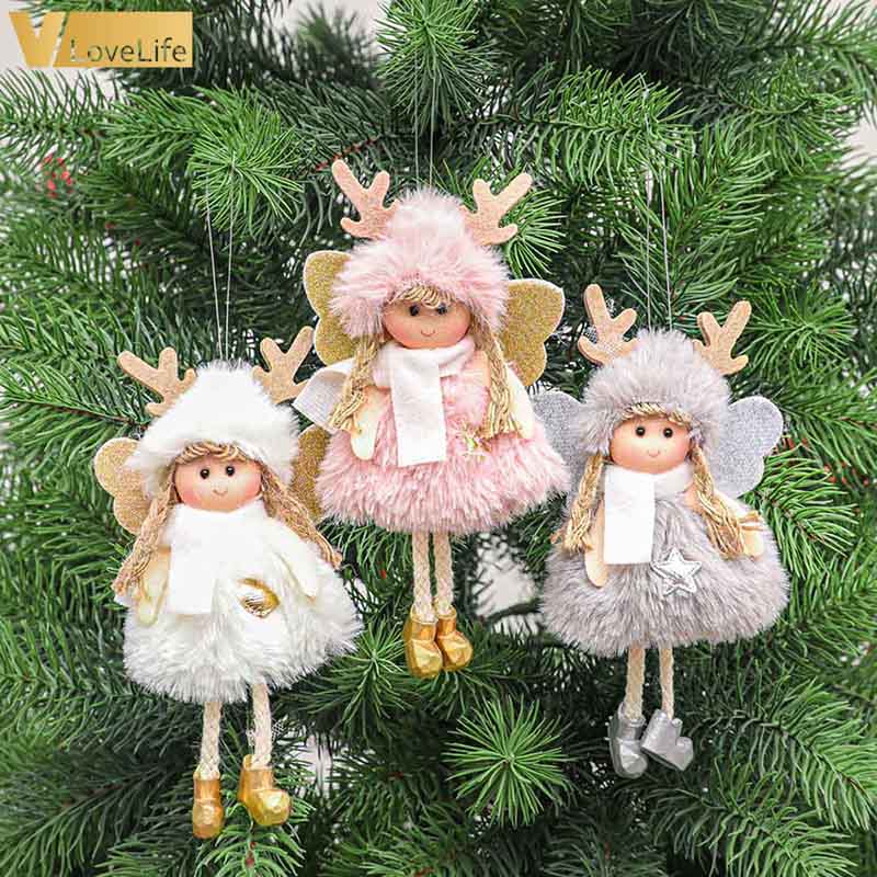 Falda de piel para decoración de árbol de Navidad, copo de nieve, árbol de Navidad, alta calidad, 2020