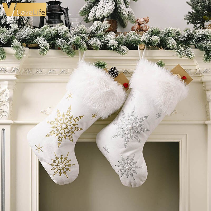 Falda de piel para decoración de árbol de Navidad, copo de nieve, árbol de Navidad, alta calidad, 2020
