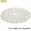 120cm Gold Snowflake