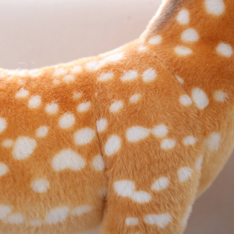 Muñeco de simulación de ciervo SICA para niños, juguete creativo de felpa con relleno de animales, manualidades de renos, regalo de Navidad para niños, regalo de cumpleaños de niña