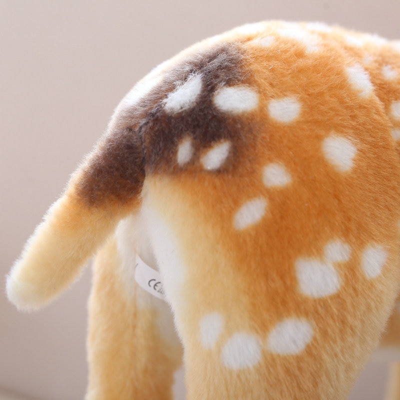 Muñeco de simulación de ciervo SICA para niños, juguete creativo de felpa con relleno de animales, manualidades de renos, regalo de Navidad para niños, regalo de cumpleaños de niña