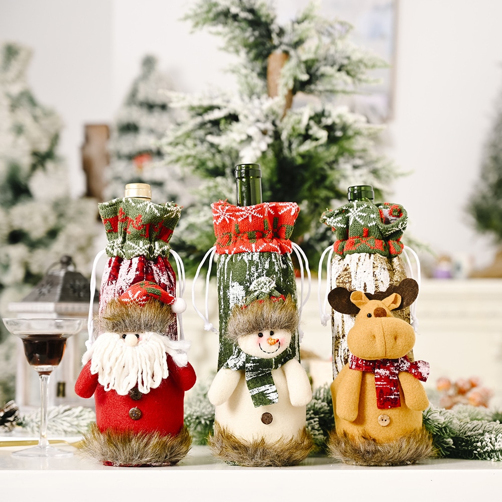 Camino de nieve de mesa de muñeco de nieve de alce, decoración navideña para el hogar, adornos navideños, decoración de Año Nuevo, Navidad 2020