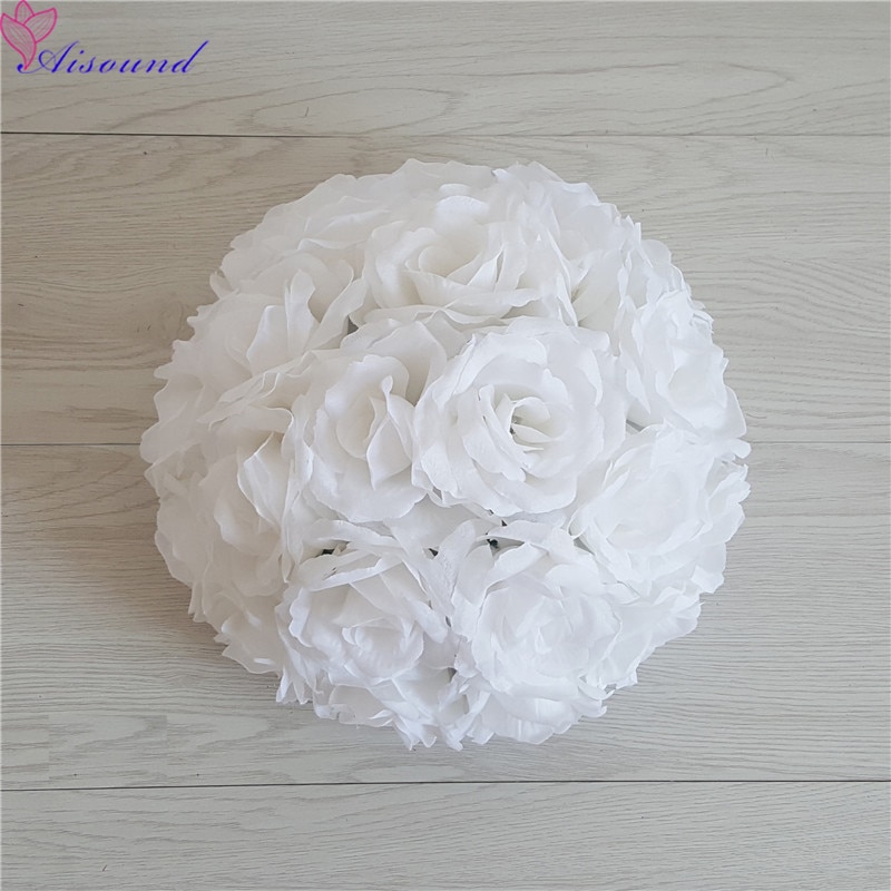 Bola Artificial de flor de rosa de seda para boda, centro de mesa de boda, pompones de beso, Fiesta de matrimonio, decoración de Año Nuevo, 1 ud. Bola Artificial de flor de rosa de seda para boda, centro de mesa de boda, pompones de beso, Fiesta de matrimonio, decoración de Año Nuevo, 1 ud.