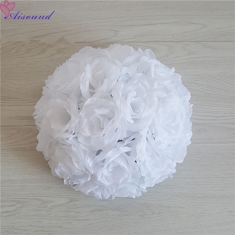 Bola Artificial de flor de rosa de seda para boda, centro de mesa de boda, pompones de beso, Fiesta de matrimonio, decoración de Año Nuevo, 1 ud. Bola Artificial de flor de rosa de seda para boda, centro de mesa de boda, pompones de beso, Fiesta de matrimonio, decoración de Año Nuevo, 1 ud.
