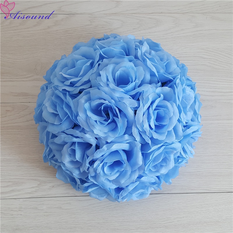 Bola Artificial de flor de rosa de seda para boda, centro de mesa de boda, pompones de beso, Fiesta de matrimonio, decoración de Año Nuevo, 1 ud. Bola Artificial de flor de rosa de seda para boda, centro de mesa de boda, pompones de beso, Fiesta de matrimonio, decoración de Año Nuevo, 1 ud.