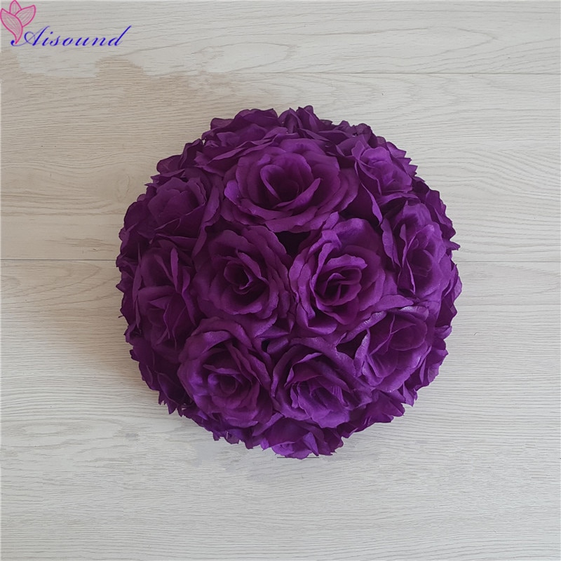 Bola Artificial de flor de rosa de seda para boda, centro de mesa de boda, pompones de beso, Fiesta de matrimonio, decoración de Año Nuevo, 1 ud. Bola Artificial de flor de rosa de seda para boda, centro de mesa de boda, pompones de beso, Fiesta de matrimonio, decoración de Año Nuevo, 1 ud.