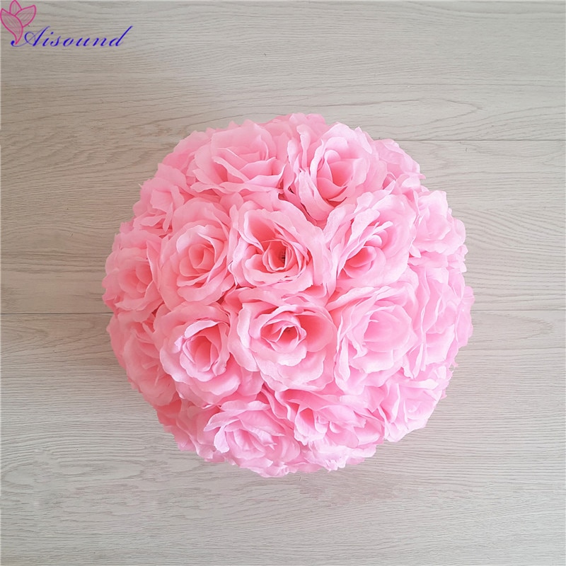Bola Artificial de flor de rosa de seda para boda, centro de mesa de boda, pompones de beso, Fiesta de matrimonio, decoración de Año Nuevo, 1 ud. Bola Artificial de flor de rosa de seda para boda, centro de mesa de boda, pompones de beso, Fiesta de matrimonio, decoración de Año Nuevo, 1 ud.