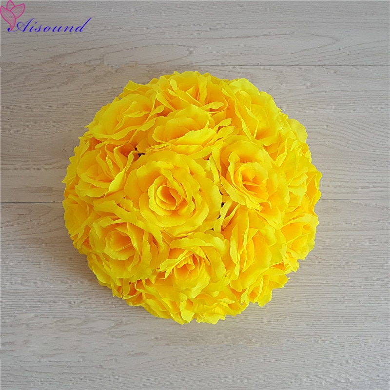 Bola Artificial de flor de rosa de seda para boda, centro de mesa de boda, pompones de beso, Fiesta de matrimonio, decoración de Año Nuevo, 1 ud. Bola Artificial de flor de rosa de seda para boda, centro de mesa de boda, pompones de beso, Fiesta de matrimonio, decoración de Año Nuevo, 1 ud.