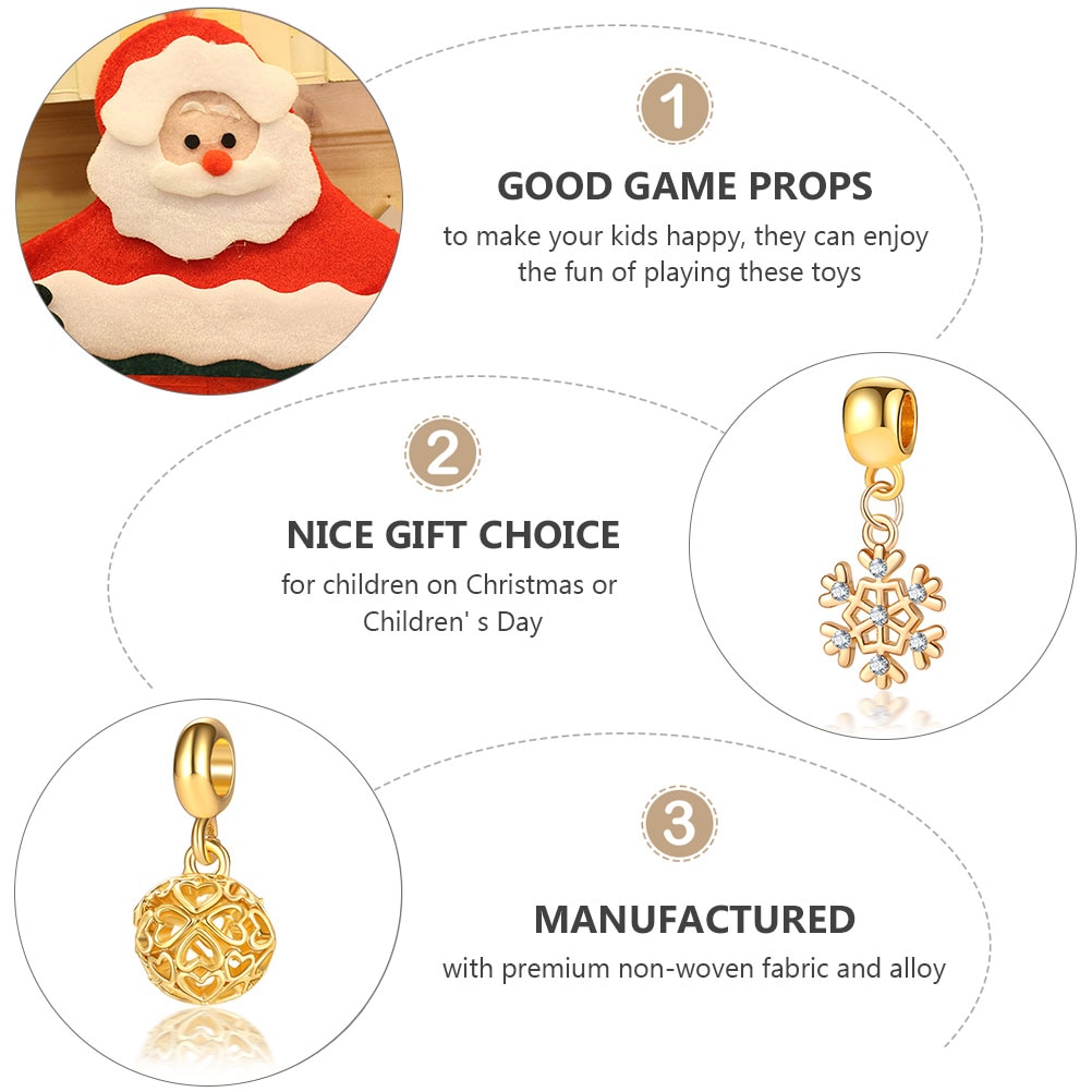 Calendario de Adviento colgante de Navidad para niños, suministros de bricolaje, conjunto de regalo de Navidad, bolsa de tela Adorable, ornamentos adorables, decoraciones, 25 uds.