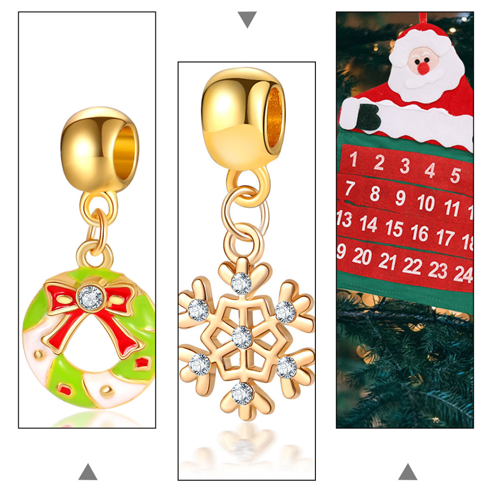 Calendario de Adviento colgante de Navidad para niños, suministros de bricolaje, conjunto de regalo de Navidad, bolsa de tela Adorable, ornamentos adorables, decoraciones, 25 uds.