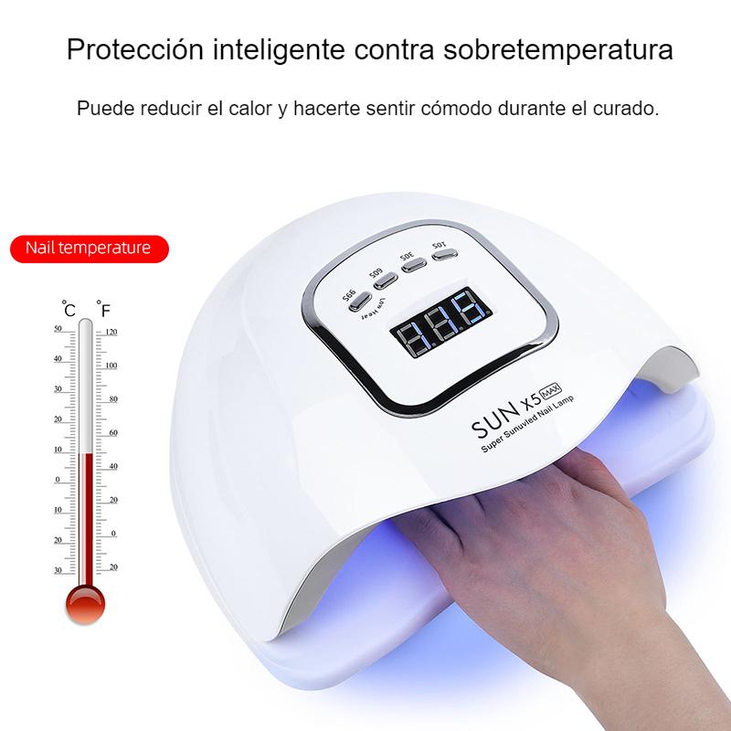 Secador de uñas de 90/72/36W, lámpara LED para curar todo tipo de Gel UV/esmalte/barniz con temporizador, Sensor automático, todas las herramientas de manicura/pedicura