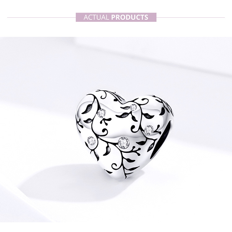 Abalorios de Plata de ley 925 compatible con Pulsera Original, collar, joyería de plata